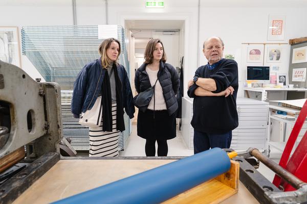 Angewandte Einblicke: die Klasse Jan Svenungsson – Zeichnung und Druckgrafik (Universität für angewandte Kunst, 11.11.2025) Foto: eSeL.at - Robert Puteanu