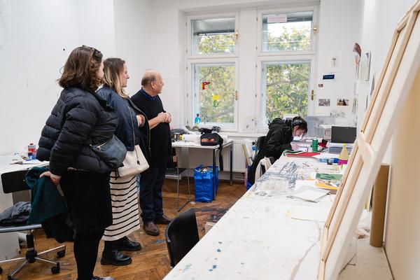 Angewandte Einblicke: die Klasse Jan Svenungsson – Zeichnung und Druckgrafik (Universität für angewandte Kunst, 11.11.2025) Foto: eSeL.at - Robert Puteanu