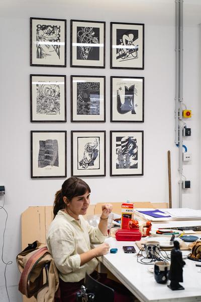 Angewandte Einblicke: die Klasse Jan Svenungsson – Zeichnung und Druckgrafik (Universität für angewandte Kunst, 11.11.2025) Foto: eSeL.at - Robert Puteanu