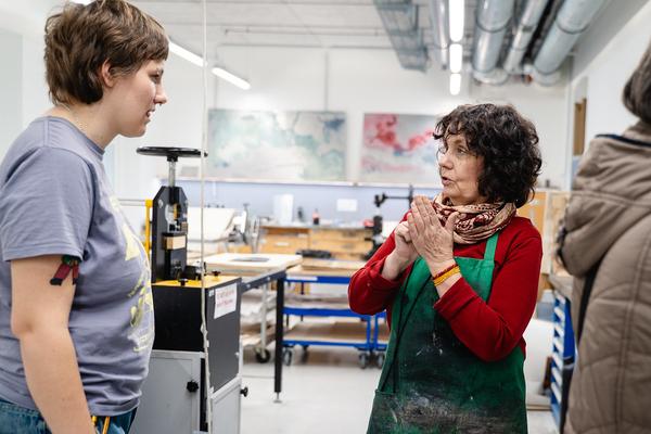 Angewandte Einblicke: die Klasse Jan Svenungsson – Zeichnung und Druckgrafik (Universität für angewandte Kunst, 11.11.2025) Foto: eSeL.at - Robert Puteanu