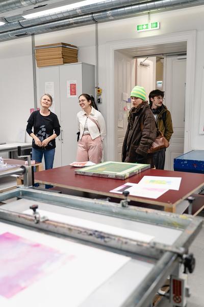 Angewandte Einblicke: die Klasse Jan Svenungsson – Zeichnung und Druckgrafik (Universität für angewandte Kunst, 11.11.2025) Foto: eSeL.at - Robert Puteanu