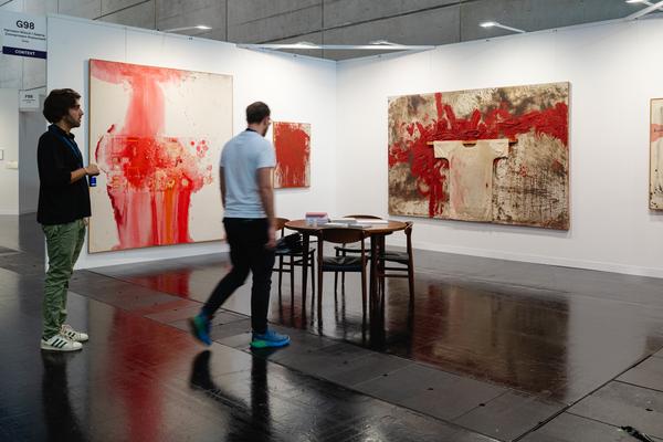 Hermann Nitsch / Galerie Zimmermann Kratochwill Graz(Vienna Contemporary, 10.09.2025) Foto: eSeL.at - Robert Puteanu