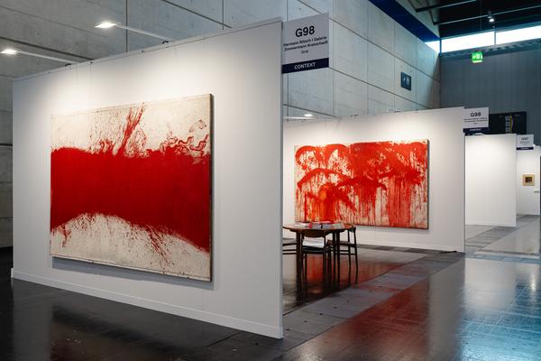 Hermann Nitsch / Galerie Zimmermann Kratochwill Graz(Vienna Contemporary, 10.09.2025) Foto: eSeL.at - Robert Puteanu