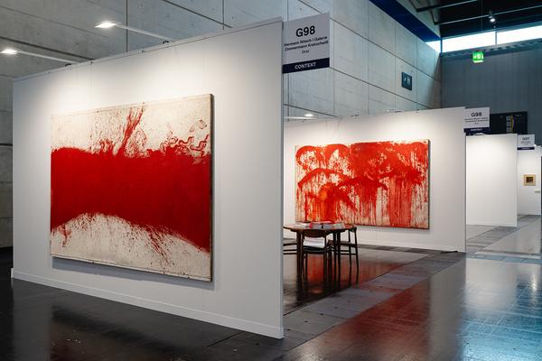 Hermann Nitsch / Galerie Zimmermann Kratochwill Graz(Vienna Contemporary, 10.09.2025) Foto: eSeL.at - Robert Puteanu