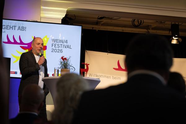 WEIN/4tel-Festival. Eröffnung Viertelfestival 2026 (Stadtsaal Korneuburg, 6.5.2026) Foto: eSeL.at - Lorenz Seidler