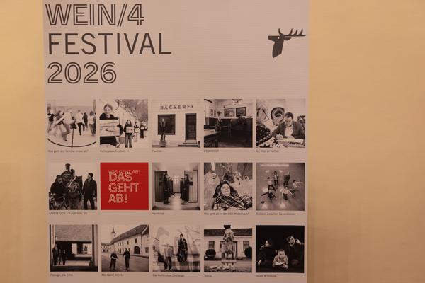 WEIN/4tel-Festival. Eröffnung Viertelfestival 2026 (Stadtsaal Korneuburg, 6.5.2026) Foto: eSeL.at - Lorenz Seidler