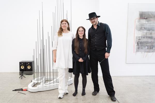Participatory Sound Performance with Viktoria Morgenstern (Galerie3 Wien, 30.04.2026) Foto: eSeL.at - Robert Puteanu