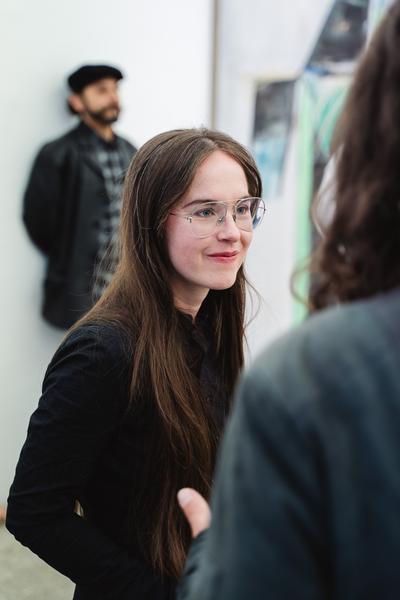 Participatory Sound Performance with Viktoria Morgenstern (Galerie3 Wien, 30.04.2026) Foto: eSeL.at - Robert Puteanu