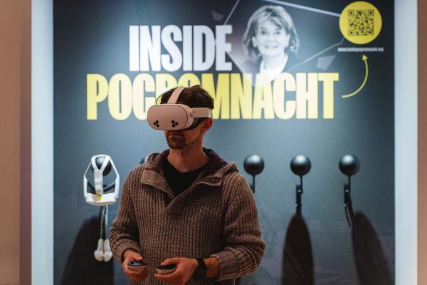Virtual Reality statt Geschichtsbuch?
Chancen und Grenzen digitaler Holocaust-Vermittlung (Haus der Geschichte Österreich, 22.01.2026) Foto: eSeL.at - Robert Puteanu