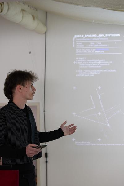 Visual Catalyst. Revealing spatial multiplicity in lived space (Studio Margarita, 18.3.2026) Foto: eSeL.at - Lorenz Seidler