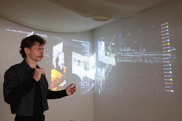 Visual Catalyst. Revealing spatial multiplicity in lived space (Studio Margarita, 18.3.2026) Foto: eSeL.at - Lorenz Seidler