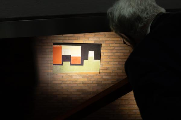 Präsentation: "Wallpaper #8" Tolia Astakhishvili und Klaus Scherübel //  "Stromkilometer 1943,9" - Sofie Thorsen // "Liaison" - Liesl Raff (evn Sammlung , 10.2.2026) Foto: eSeL.at - Lorenz Seidler