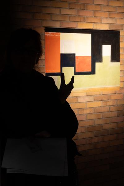 Präsentation: "Wallpaper #8" Tolia Astakhishvili und Klaus Scherübel //  "Stromkilometer 1943,9" - Sofie Thorsen // "Liaison" - Liesl Raff (evn Sammlung , 10.2.2026) Foto: eSeL.at - Lorenz Seidler