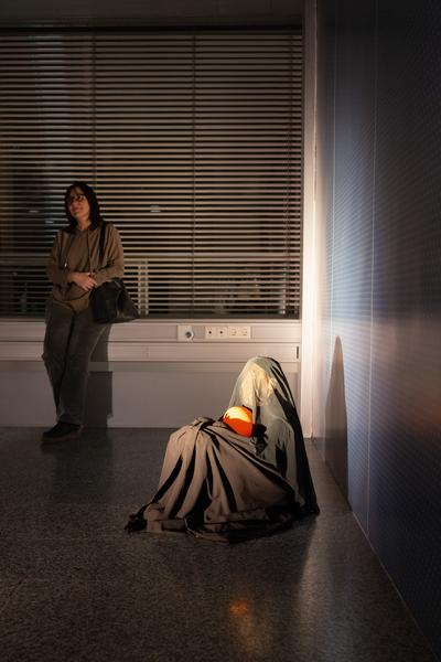 Präsentation: "Wallpaper #8" Tolia Astakhishvili und Klaus Scherübel //  "Stromkilometer 1943,9" - Sofie Thorsen // "Liaison" - Liesl Raff (evn Sammlung , 10.2.2026) Foto: eSeL.at - Lorenz Seidler