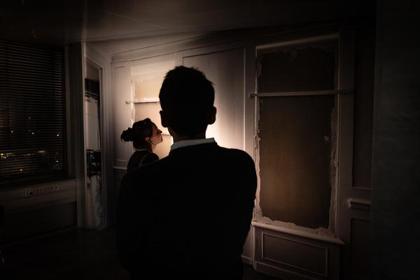 Präsentation: "Wallpaper #8" Tolia Astakhishvili und Klaus Scherübel //  "Stromkilometer 1943,9" - Sofie Thorsen // "Liaison" - Liesl Raff (evn Sammlung , 10.2.2026) Foto: eSeL.at - Lorenz Seidler