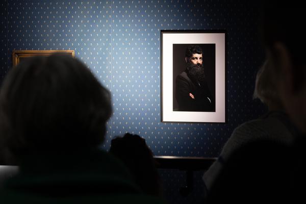 Präsentation: "Wallpaper #8" Tolia Astakhishvili und Klaus Scherübel //  "Stromkilometer 1943,9" - Sofie Thorsen // "Liaison" - Liesl Raff (evn Sammlung , 10.2.2026) Foto: eSeL.at - Lorenz Seidler