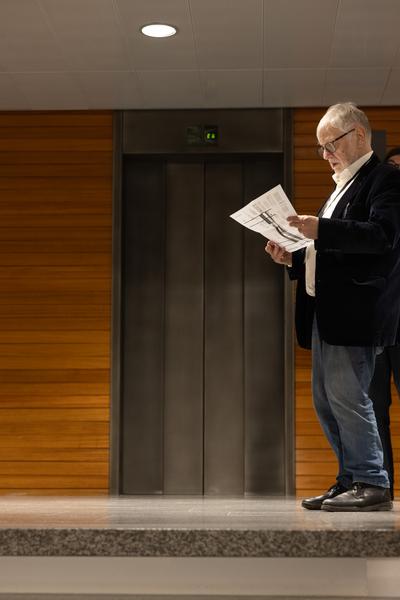 Präsentation: "Wallpaper #8" Tolia Astakhishvili und Klaus Scherübel //  "Stromkilometer 1943,9" - Sofie Thorsen // "Liaison" - Liesl Raff (evn Sammlung , 10.2.2026) Foto: eSeL.at - Lorenz Seidler