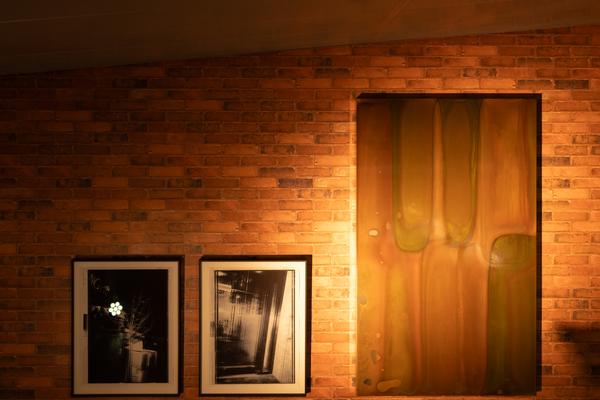 Präsentation: "Wallpaper #8" Tolia Astakhishvili und Klaus Scherübel //  "Stromkilometer 1943,9" - Sofie Thorsen // "Liaison" - Liesl Raff (evn Sammlung , 10.2.2026) Foto: eSeL.at - Lorenz Seidler