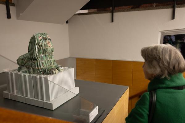 Präsentation: "Wallpaper #8" Tolia Astakhishvili und Klaus Scherübel //  "Stromkilometer 1943,9" - Sofie Thorsen // "Liaison" - Liesl Raff (evn Sammlung , 10.2.2026) Foto: eSeL.at - Lorenz Seidler