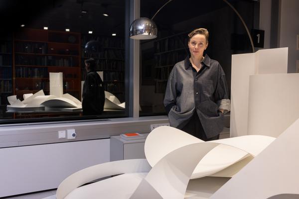 Präsentation: "Wallpaper #8" Tolia Astakhishvili und Klaus Scherübel //  "Stromkilometer 1943,9" - Sofie Thorsen // "Liaison" - Liesl Raff (evn Sammlung , 10.2.2026) Foto: eSeL.at - Lorenz Seidler