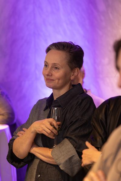 Präsentation: "Wallpaper #8" Tolia Astakhishvili und Klaus Scherübel //  "Stromkilometer 1943,9" - Sofie Thorsen // "Liaison" - Liesl Raff (evn Sammlung , 10.2.2026) Foto: eSeL.at - Lorenz Seidler