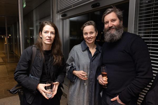 Präsentation: "Wallpaper #8" Tolia Astakhishvili und Klaus Scherübel //  "Stromkilometer 1943,9" - Sofie Thorsen // "Liaison" - Liesl Raff (evn Sammlung , 10.2.2026) Foto: eSeL.at - Lorenz Seidler