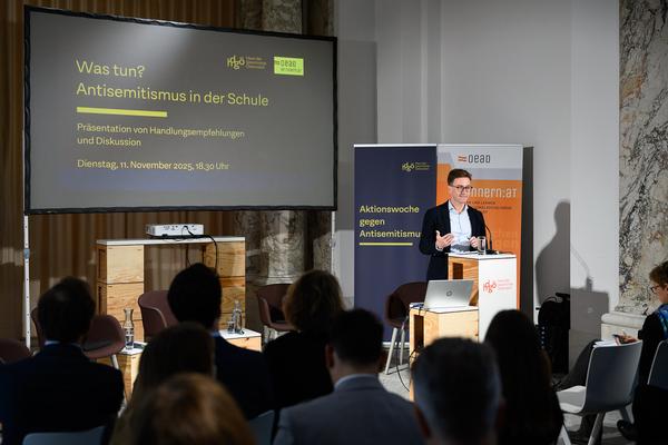Was tun? Antisemitismus in der Schule (Haus der Geschichte Österreich, 11.11.2025) Foto: eSeL.at - Joanna Pianka