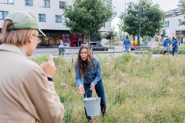 Claudia Bosse "Wasteland dream/s" (Brache / Hauptbahnhof, 18.7.2025) Foto: eSeL.at - Ouriel Morgensztern