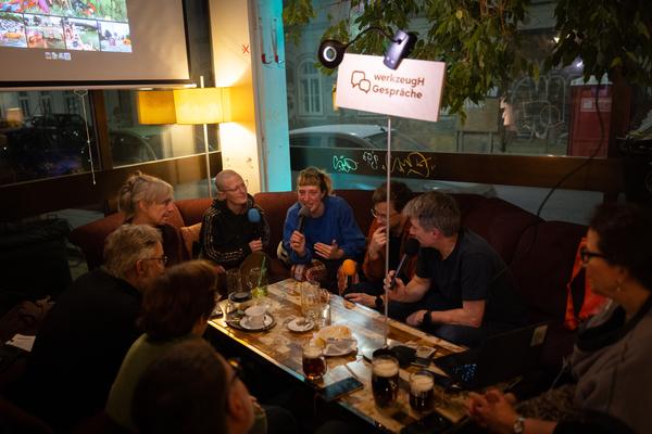 werkzeugH Gespräch: Schwimmverein Donaukanal (werkzeugH, 17.3.2026) Foto: eSeL.at - Lorenz Seidler