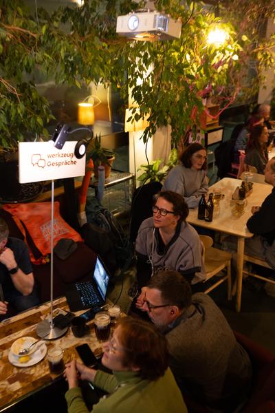 werkzeugH Gespräch: Schwimmverein Donaukanal (werkzeugH, 17.3.2026) Foto: eSeL.at - Lorenz Seidler