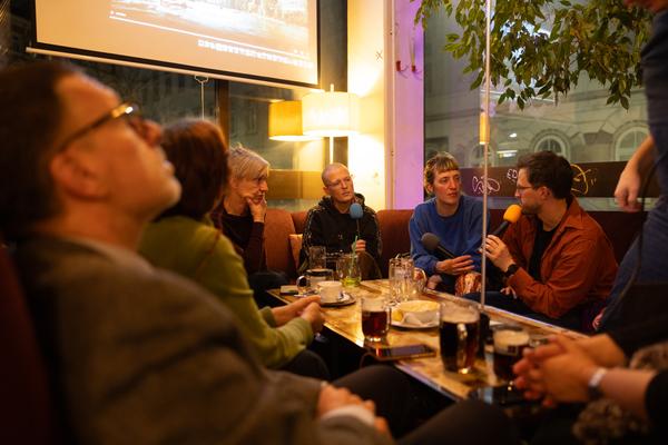 werkzeugH Gespräch: Schwimmverein Donaukanal (werkzeugH, 17.3.2026) Foto: eSeL.at - Lorenz Seidler