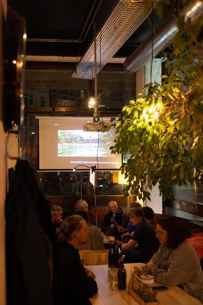 werkzeugH Gespräch: Schwimmverein Donaukanal (werkzeugH, 17.3.2026) Foto: eSeL.at - Lorenz Seidler