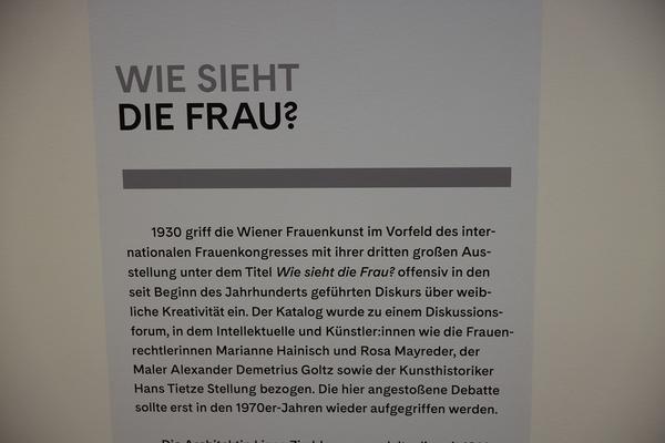 Wiener Moderne. Weiblich. Widerständig (Landesgalerie Niederösterreich, 11.4.2026 – 10.1.2027) Foto: eSeL.at - Lorenz Seidler
