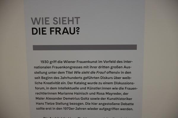 Wiener Moderne. Weiblich. Widerständig (Landesgalerie Niederösterreich, 11.4.2026 – 10.1.2027) Foto: eSeL.at - Lorenz Seidler