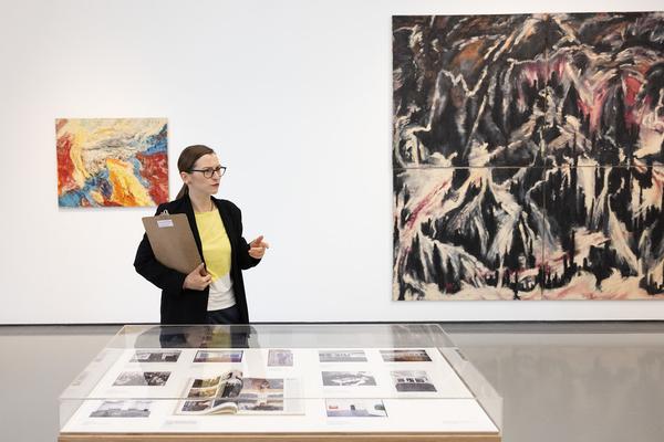 Wild Painting. Frohner und der Neoexpressionismus (24.5. - 19.10.2025) Foto: eSeL.at - Lorenz Seidler