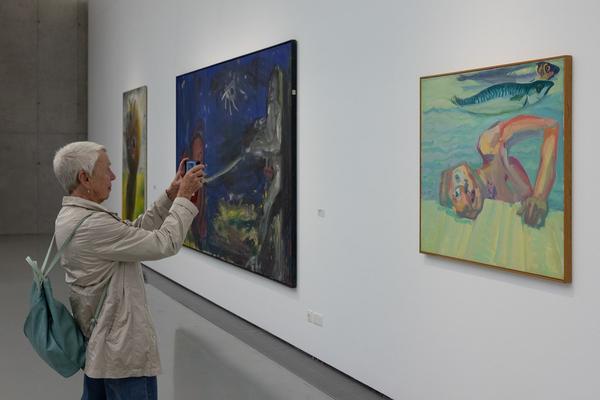 Wild Painting. Frohner und der Neoexpressionismus (24.5. - 19.10.2025) Foto: eSeL.at - Lorenz Seidler