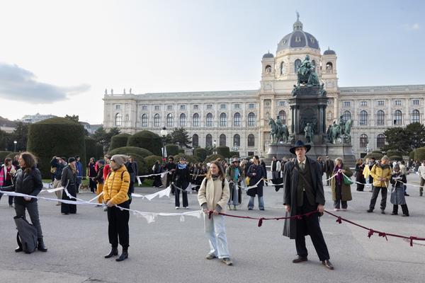 "Wir produzieren – ihr stellt aus!" Freier Eintritt für bildende Künstler:innen mit IAA-Ausweis (Ig Bildende Kunst @ Kunsthistorisches Museum / Maria Theresien Platz, 12.3.2026) Foto: eSeL.at - Lorenz Seidler