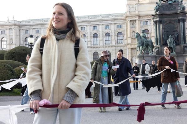 "Wir produzieren – ihr stellt aus!" Freier Eintritt für bildende Künstler:innen mit IAA-Ausweis (Ig Bildende Kunst @ Kunsthistorisches Museum / Maria Theresien Platz, 12.3.2026) Foto: eSeL.at - Lorenz Seidler