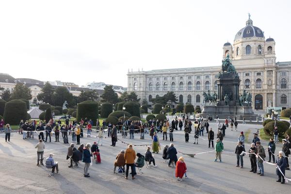 "Wir produzieren – ihr stellt aus!" Freier Eintritt für bildende Künstler:innen mit IAA-Ausweis (Ig Bildende Kunst @ Kunsthistorisches Museum / Maria Theresien Platz, 12.3.2026) Foto: eSeL.at - Lorenz Seidler
