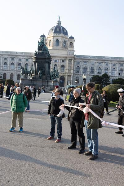 "Wir produzieren – ihr stellt aus!" Freier Eintritt für bildende Künstler:innen mit IAA-Ausweis (Ig Bildende Kunst @ Kunsthistorisches Museum / Maria Theresien Platz, 12.3.2026) Foto: eSeL.at - Lorenz Seidler