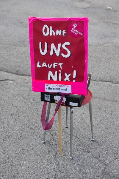 "Wir produzieren – ihr stellt aus!" Freier Eintritt für bildende Künstler:innen mit IAA-Ausweis (Ig Bildende Kunst @ Kunsthistorisches Museum / Maria Theresien Platz, 12.3.2026) Foto: eSeL.at - Lorenz Seidler